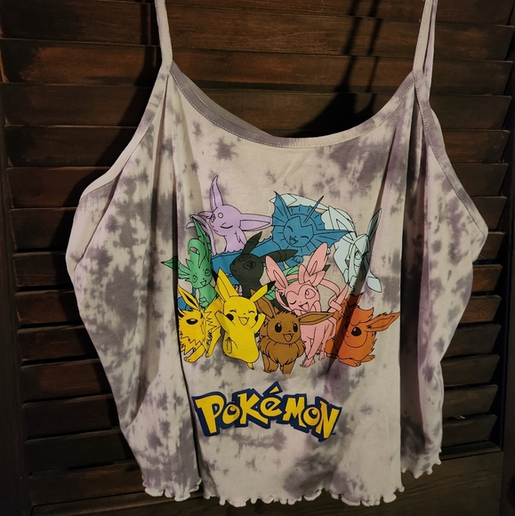 Women's Pokémon Lettuce Edge Tank Top - Picture 2 of 3